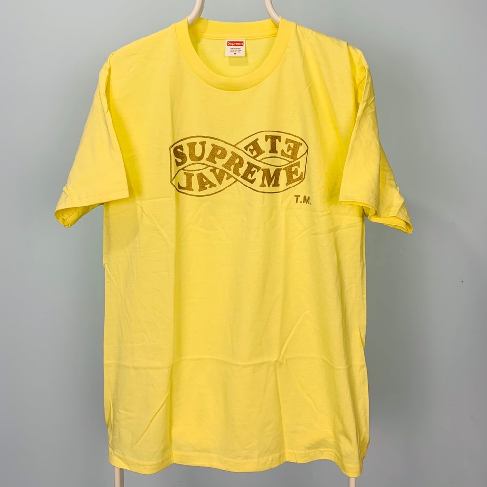 2018 Supreme Eternal Tee Gold Yellow Medium FW18 T-Shirt New